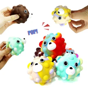 Bear Pop It Stress Ball