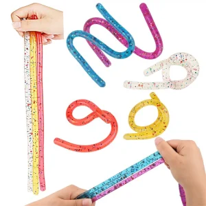 Transparent Glitter Stretchy String Toys